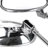 Set di specchietti M8 ovali cromati Anteprima dell’immagine prodotto 2