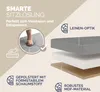 CASARIA® Sitzbank mit Stauraum, Grau – Faltbar, 115 x 40 x Produktbild-Vorschau 4