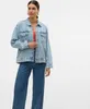 VERO MODA Jeansjacke mit Knopfverschluss und Klappentaschen Produktbild-Vorschau 12