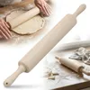 RULLO IN LEGNO DI FAGGIO PER LA CUCINA, ROTATILE, 45 x 5 Anteprima dell’immagine prodotto 1