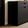 Armoire À Chaussures Avec Siège – Noire, Loft, 60 Cm Voir les images du produit 2
