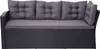 Polyrotan set HWC-A29, tuinset voor de tuin, lounge- en Productafbeelding-voorbeeld 2