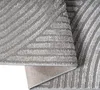 Dywan szary z wzorem linii 3D, miękki i elegancki Rozmiar - Podgląd zdjęcia produktu 4