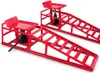 Bituxx 1 Paar Auffahrrampen inkl. Wagenheber Rot MS-16786 Produktbild-Vorschau 2
