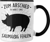 Trendation - Zum Abschied Wirst Du Uns Saumäßig Fehlen Produktbild-Vorschau 1