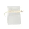 Organzasäckchen, 7 x 10 cm, 10 Stück Creme Produktbild-Vorschau 1