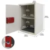 LARS360 Tresor Safe Möbeltresor mit Doppelbartschloss Produktbild-Vorschau 2