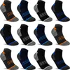 TEXEMP Sneaker Socken Herren & Damen 12 Paar  Mehrfarbig Produktbild-Vorschau 1