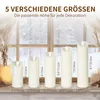 LED Kerzen Echtwachs 5er Set mit Fernbedienung Timer Produktbild-Vorschau 4