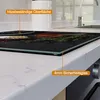 Wallario Herdabdeckplatte aus Glas, Größe 60 x 52 cm Produktbild-Vorschau 4