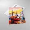 Bilder auf glas - Einteilig - Boot Segel Meer - 80x120cm - Produktbild-Vorschau 2