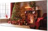 Glasbilder 120x60 Wandkunst Weihnachtsbaumdekoration Produktbild-Vorschau 1