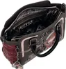 An open handbag with a Parisian-themed design. Produktbild-Vorschau