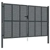 Design Möbel Gartentor Anthrazit 300x250 cm Stahl - 2024 Produktbild-Vorschau 2