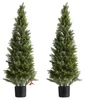VEVOR Cèdres artificiels taillés, lot de 2, 1219 mm, plante Voir les images du produit 1
