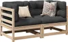 2-tlg. Garten-Sofagarnitur Massivholz Kiefer Produktbild-Vorschau 2