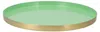 Serveertray Marrakech, 40 cm – Mintgroen en goud – Metaal – Productafbeelding-voorbeeld 1