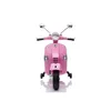 RunRunToys Motorcycle Vespa PX150 12 V Rose Voir les images du produit 4