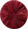 Burgunderrotes Samtdeckenkissen 40X40 Dekorativ Velvet Soft Produktbild-Vorschau 1
