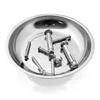 A magnetic parts tray filled with various screws, bolts, and anchors, set against a white background. Produktbild-Vorschau