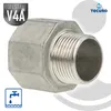 tecuro Reduktions-Muffe Edelstahl V4A (AISI 316), IG x AG Produktbild-Vorschau 2