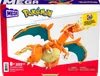 The image shows the packaging for a Mega Construx Pokemon Charizard building set. Voir les images du produit