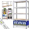MONZANA® Schwerlastregal 180x90x40cm 875kg 5 MDF-Platten Produktbild-Vorschau 1