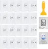 10er Set Bilderhaken Selbstklebend Transparent Bilder Produktbild-Vorschau 1