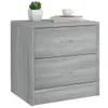 vidaXL Noční stolek Grey Sonoma 40x30x40 cm výrobek ze Náhled obrázku produktu 3
