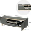 ML-Design TV-Lowboard Fernsehtisch mit 2 Türen, Schublade, Produktbild-Vorschau 5