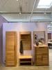 Vitrine Highboard Brest Regal in Kernbuche geölt Teilmassiv Produktbild-Vorschau 7