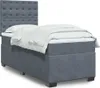 Boxspringbett mit Matratze Dunkelgrau 80x200 cm Samt Produktbild-Vorschau 2