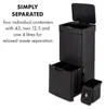 KlarsteinRoyal Trash Matte Black, kosz na śmieci z Podgląd zdjęcia produktu 3