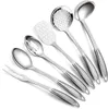 Unyqoos® 6‑teiliges Edelstahl-Küchenhelfer-Set – Produktbild-Vorschau 1
