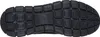 The image shows the sole of a black Skechers shoe. Voir les images du produit