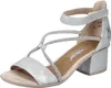 A studio shot of a single silver sandal. Náhled obrázku produktu