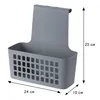 H&S Decoration Wiszący koszyk plastikowy szary 25 cm x 24 Podgląd zdjęcia produktu 3