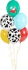 Ballons ferme 30cm multicolore 6pcs Voir les images du produit 3