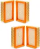 Four air filters arranged in a grid on a white background. Produktbild-Vorschau