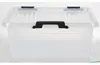 25x Scharnierboxen 11L 40x30x17cm Transparent Deckel Produktbild-Vorschau 2