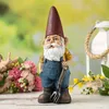 Gartenzwerg DAVID - Zwerg mit Mistgabel - Dekofigur - Produktbild-Vorschau 1