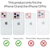 NALIA 4x Schutzglas & Schablone - Set für iPhone 13 / 13 Produktbild-Vorschau 4
