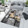 Tapiso Teppich MAYA Modern Schwarz Grau Gelb Schlafzimmer  Produktbild-Vorschau 1