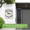 banjado Design Briefkasten Stahl schwarz mit Zeitungsfach Produktbild-Vorschau 5