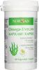 A white plastic bottle of Norsan Omega-3 Vegan capsules. Produktbild-Vorschau