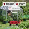 Arebos Bollerwagen mit Dach ECO, Rot, 850 mm, 450 mm, 270 Produktbild-Vorschau 6