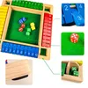 4-Spieler Shut The Box Holz Tisch Spiel Klassisch Produktbild-Vorschau 5