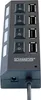 Schwaiger USB Hub 4-fach 2.0A Buchse Passiv schwarz Produktbild-Vorschau 6