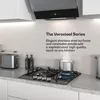 Klarstein Verosteel plynová varná deska, 4 hořáky, 8000 W, Náhled obrázku produktu 2