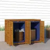 vidaXL Záhradný box 140x87x104 cm z masívneho dreva akácie Náhľad obrázku produktu 2
